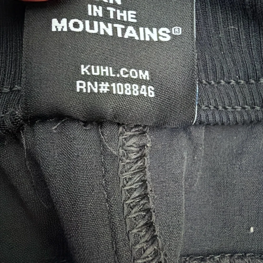 KÜHL Freeflex Dash Pants Women’s M Regular Koal Pull-On UPF 50 Zip Pockets - Picture 7 of 10